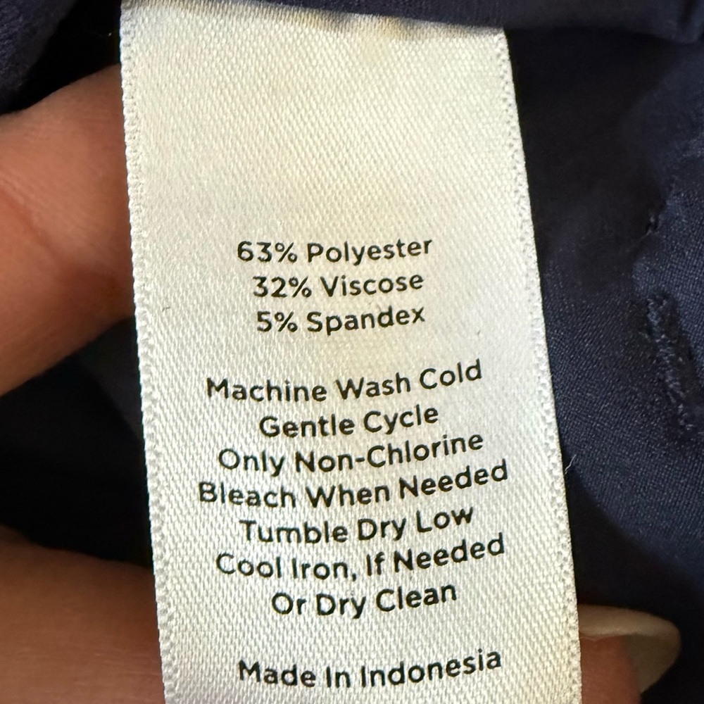 Talbots Providence Pant Navy Women’s Size 8 Corpcore Classic Office - Picture 7 of 7
